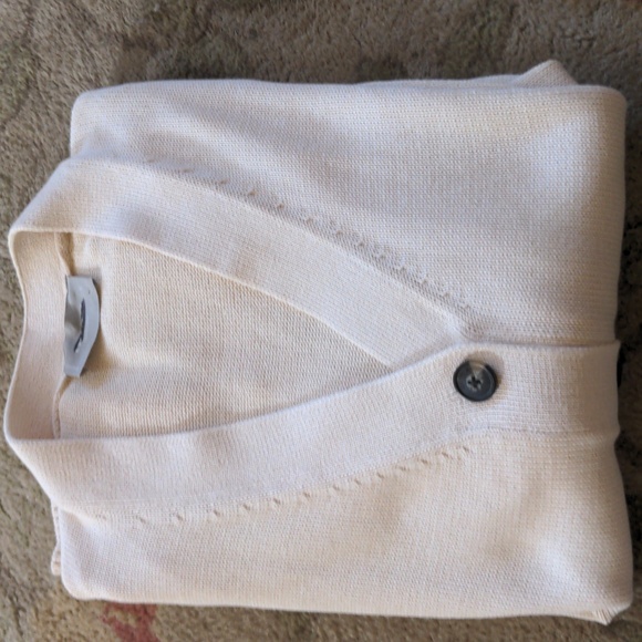 🆕 EVERLANE The Organic Cotton Cardigan - Picture 1 of 14